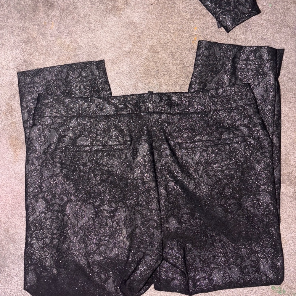 Worthington Women's Shimmering Black Pantsuit - Picture 6 of 6